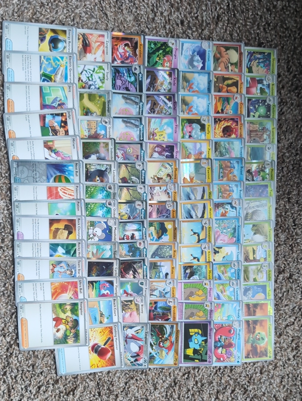 Scarlet and Violet Base Set Pokemon Cards